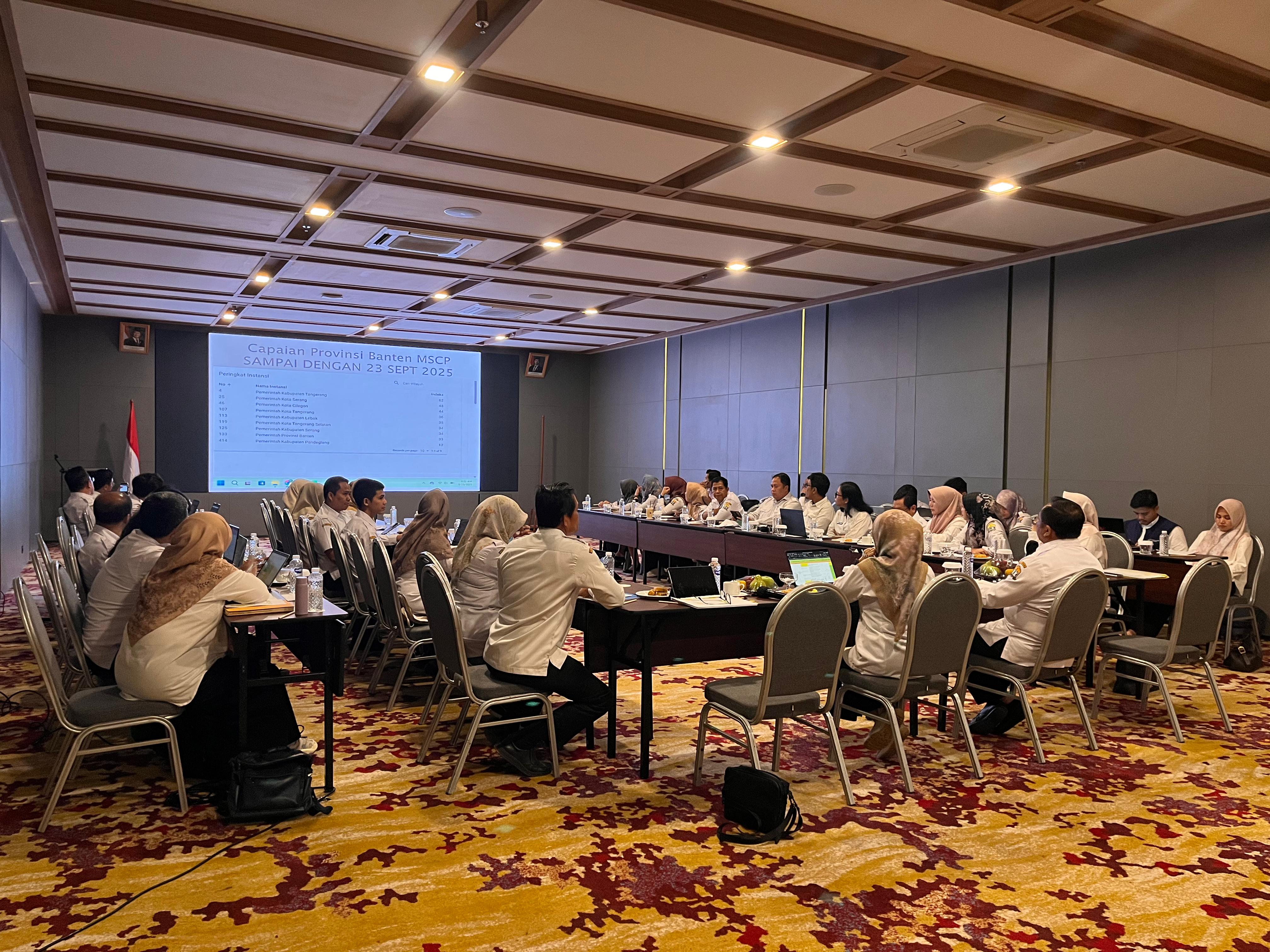 Evaluasi capaian MCSP KPK RI Tahun 2025