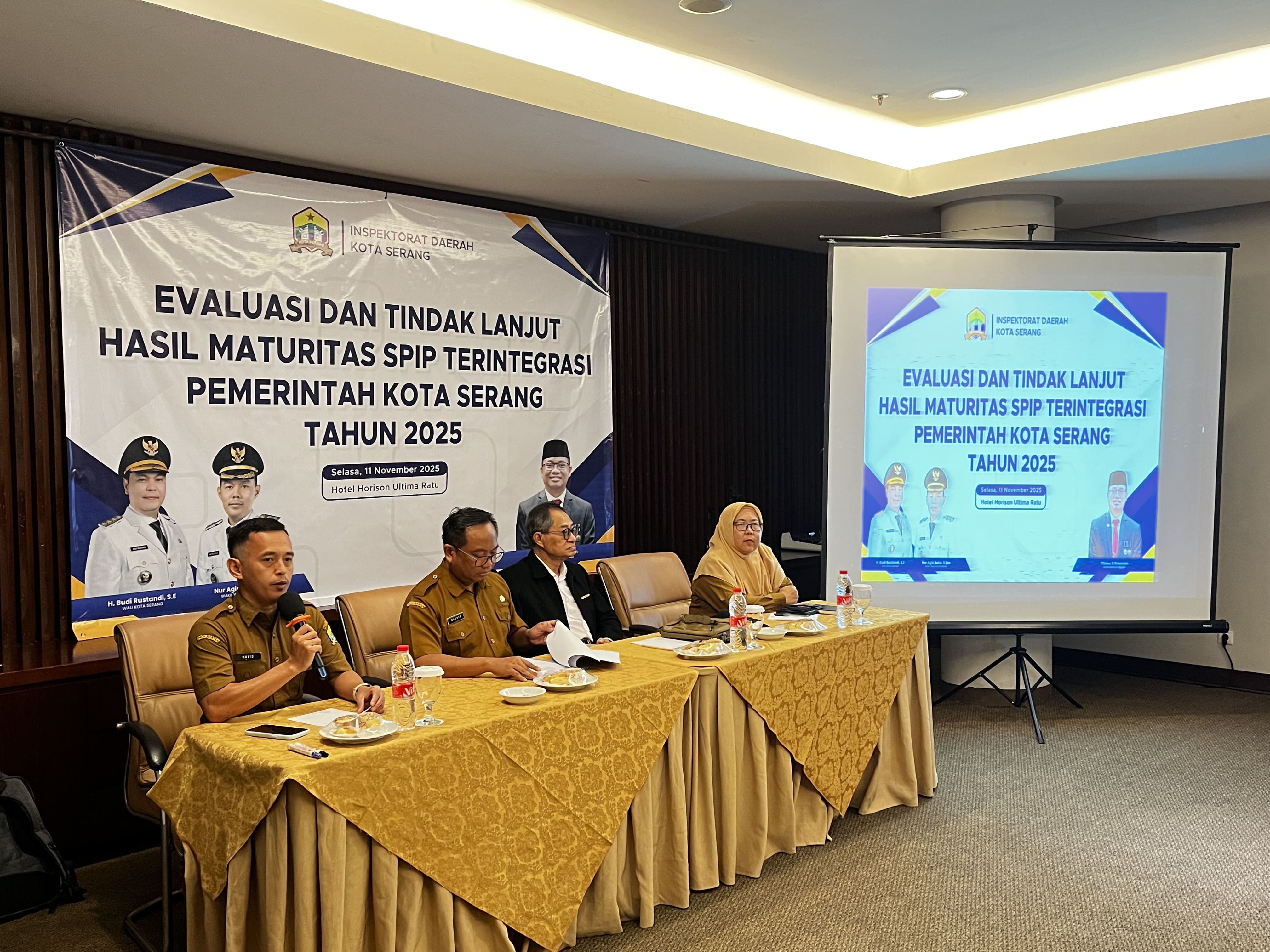 Evaluasi dan Tindak Lanjut Hasil Maturitas SPIP Terintegrasi Pemerintah Kota Serang