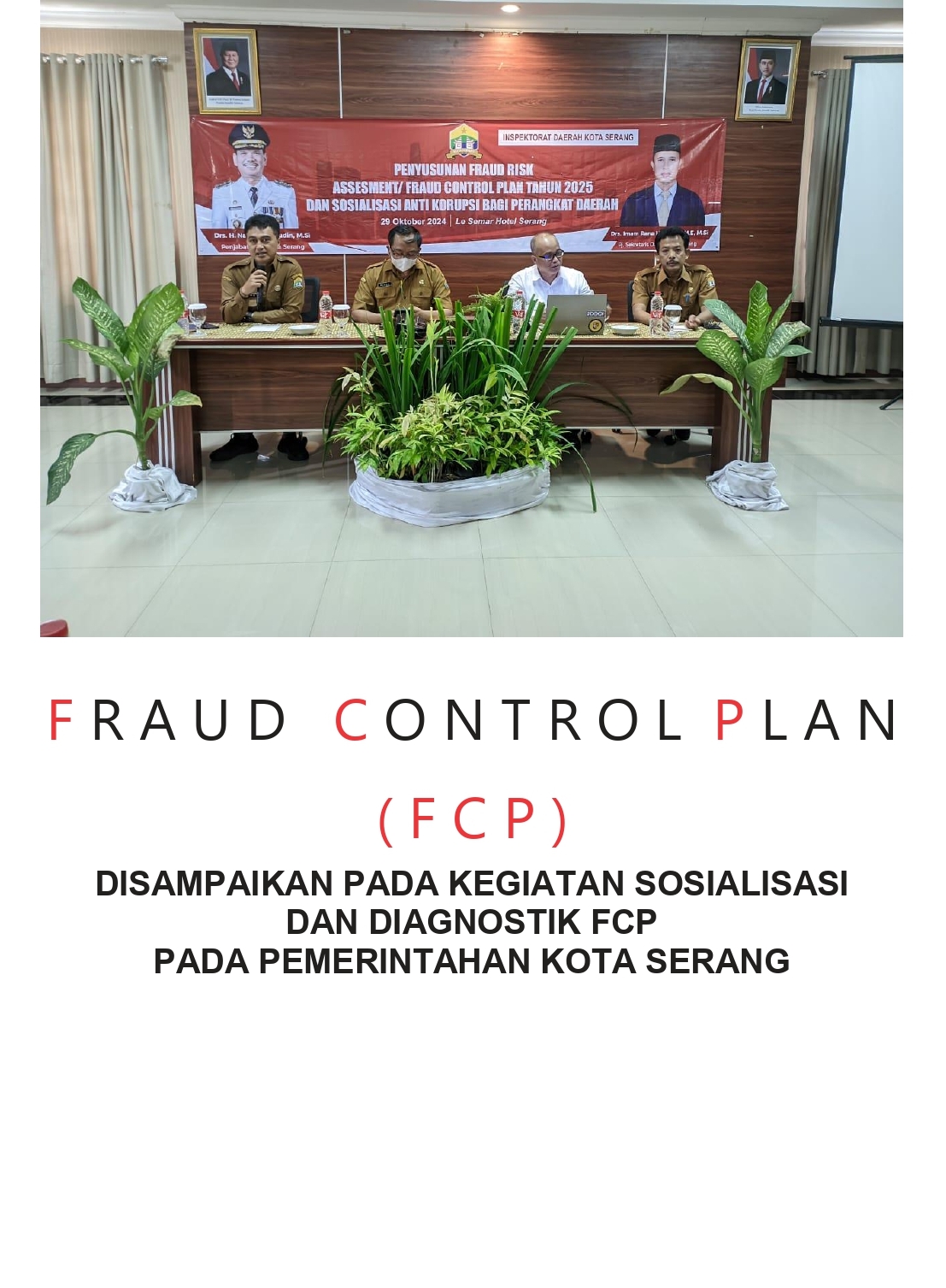 FRAUD  CONTROL  PLAN (FCP)