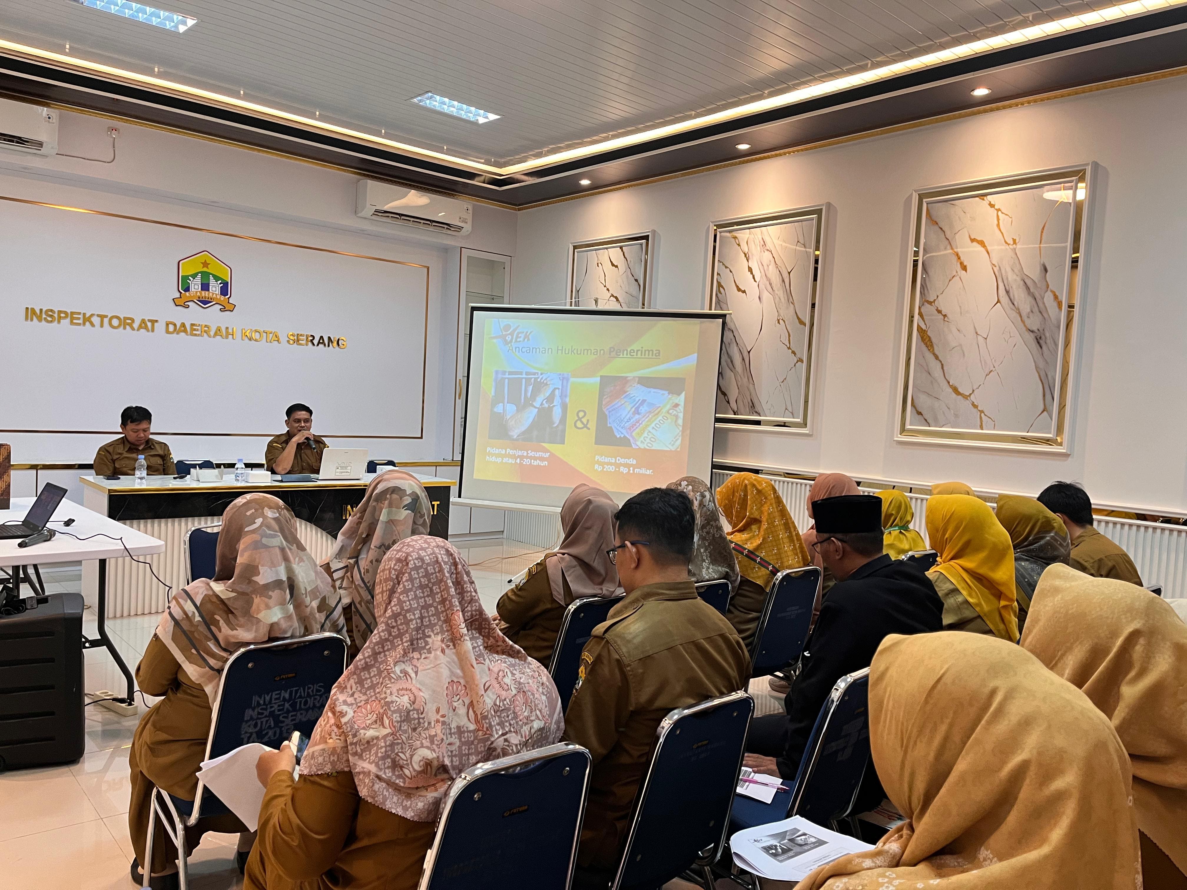 Penyuluhan Anti Korupsi di Lingkungan Pemerintah Kota Serang Tahun 2025