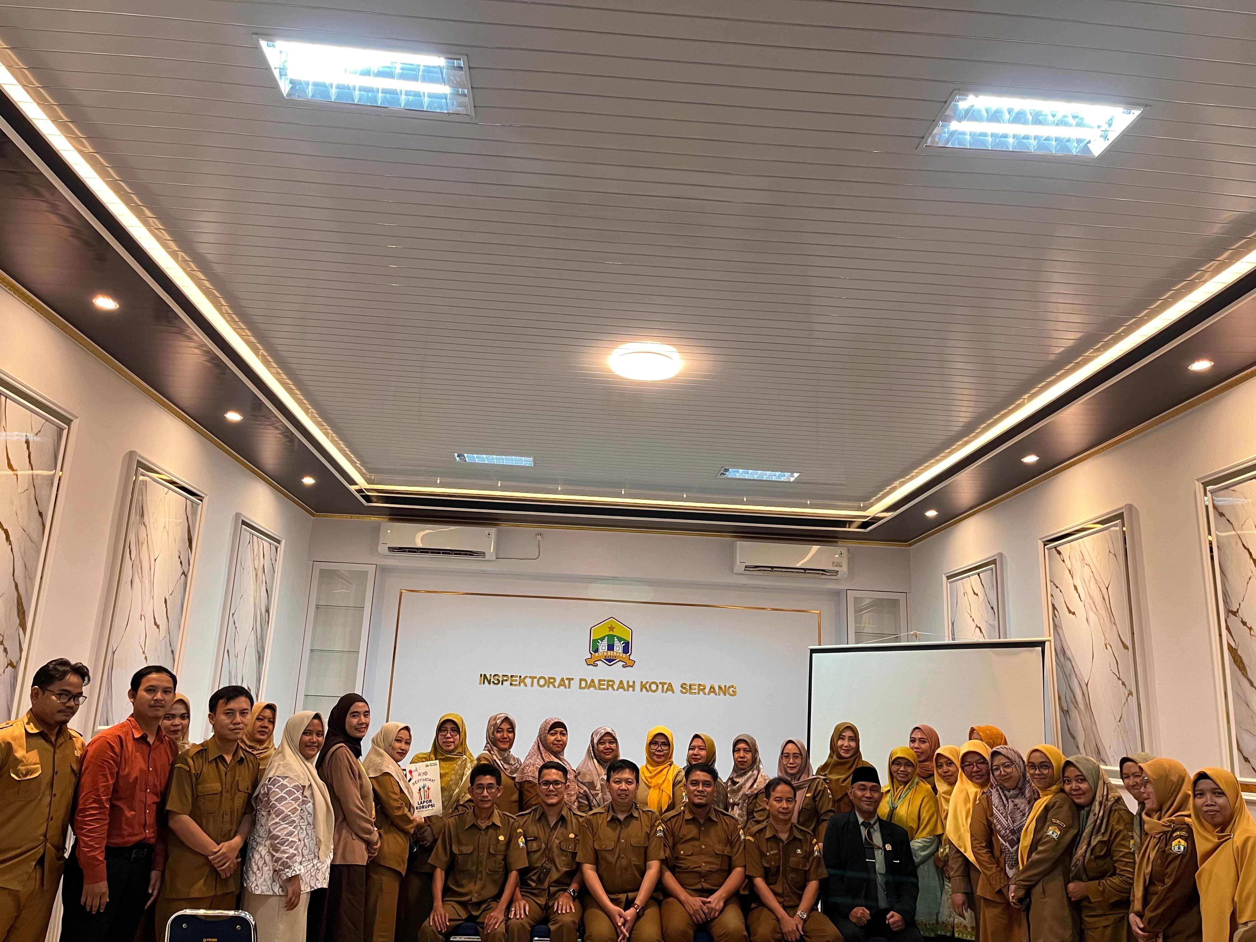 Penyuluhan Anti Korupsi di Lingkungan Pemerintah Kota Serang Tahun 2025