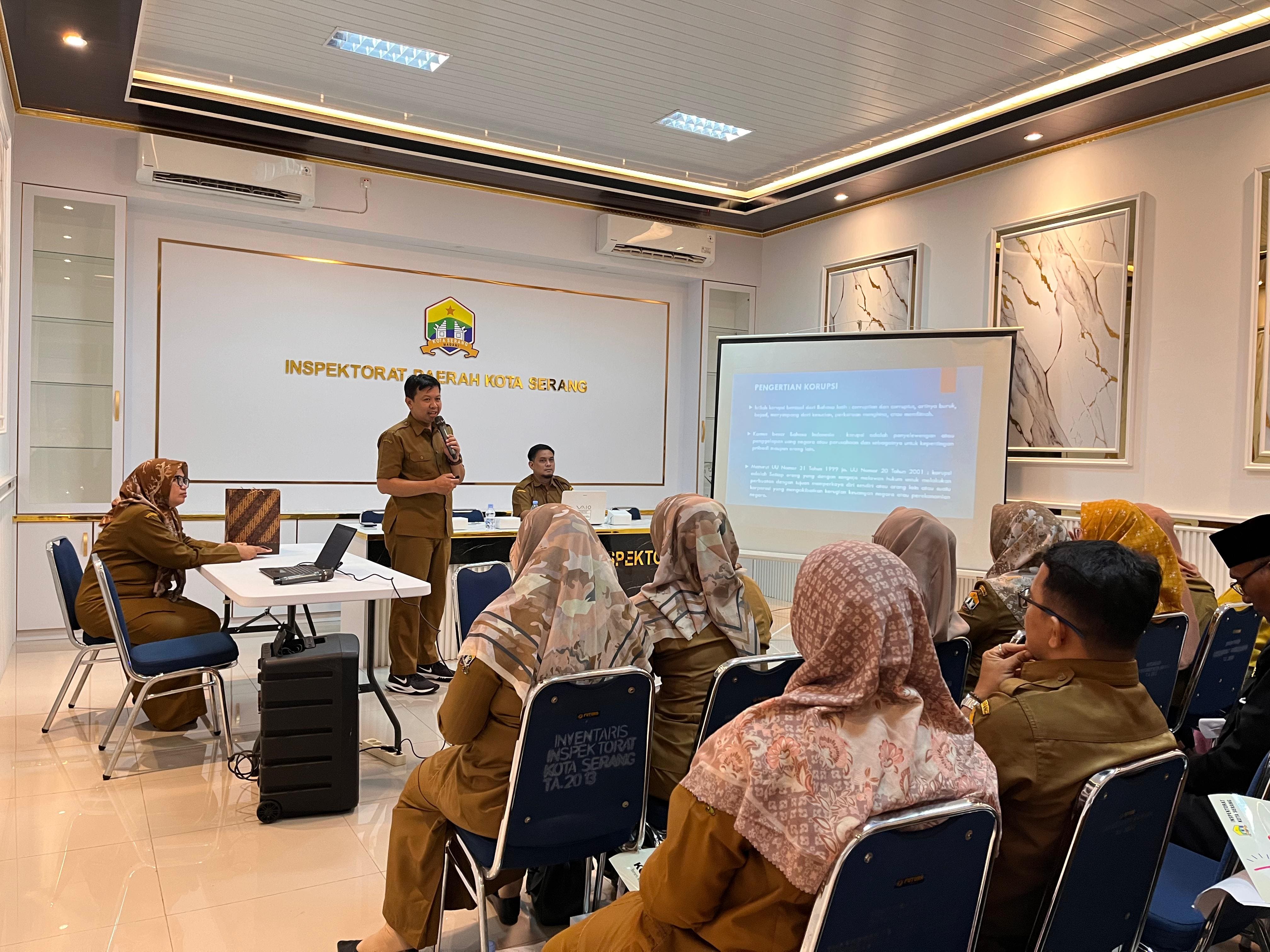 Penyuluhan Anti Korupsi di Lingkungan Pemerintah Kota Serang Tahun 2025