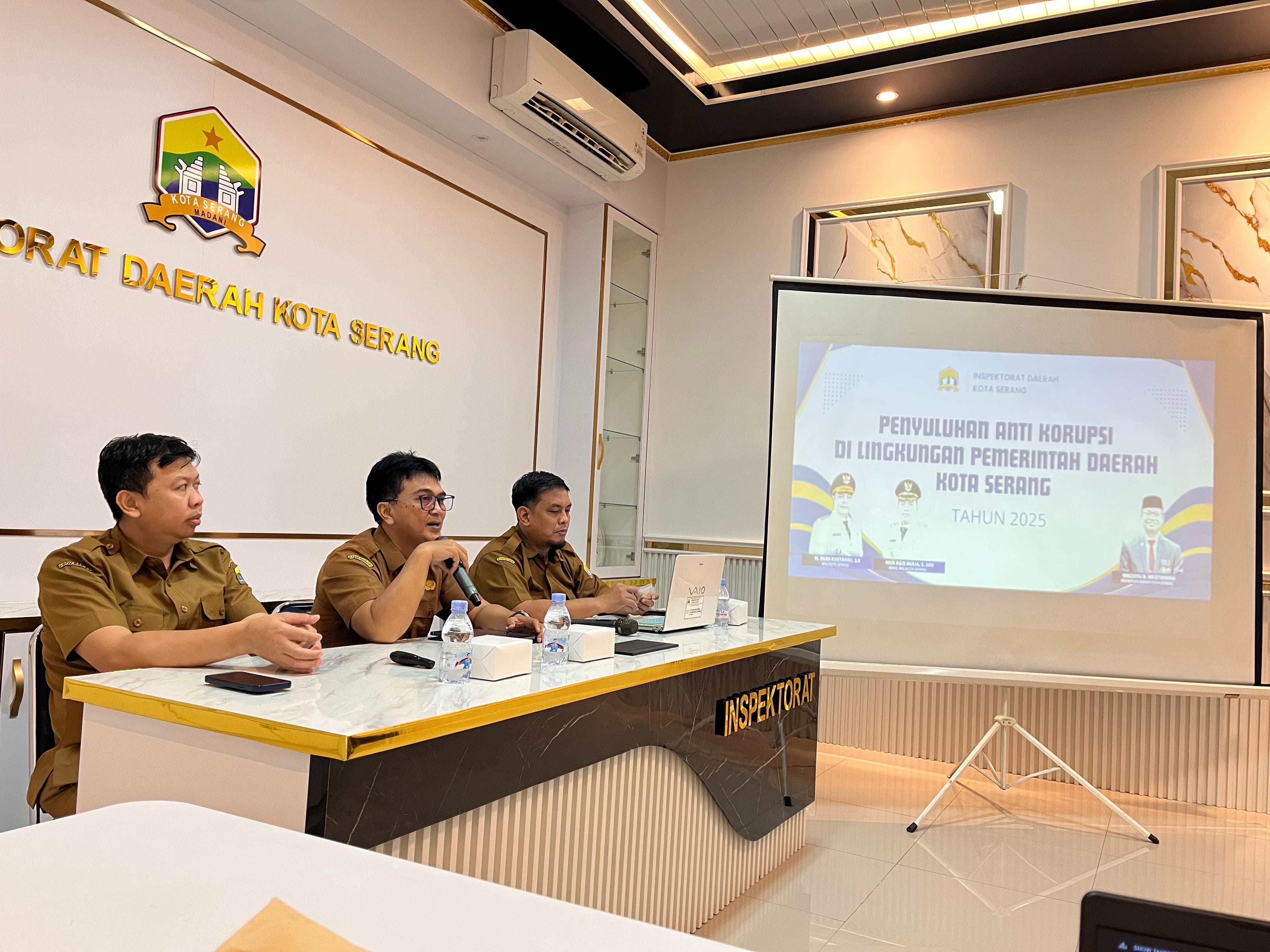 Penyuluhan Anti Korupsi di Lingkungan Pemerintah Kota Serang Tahun 2025