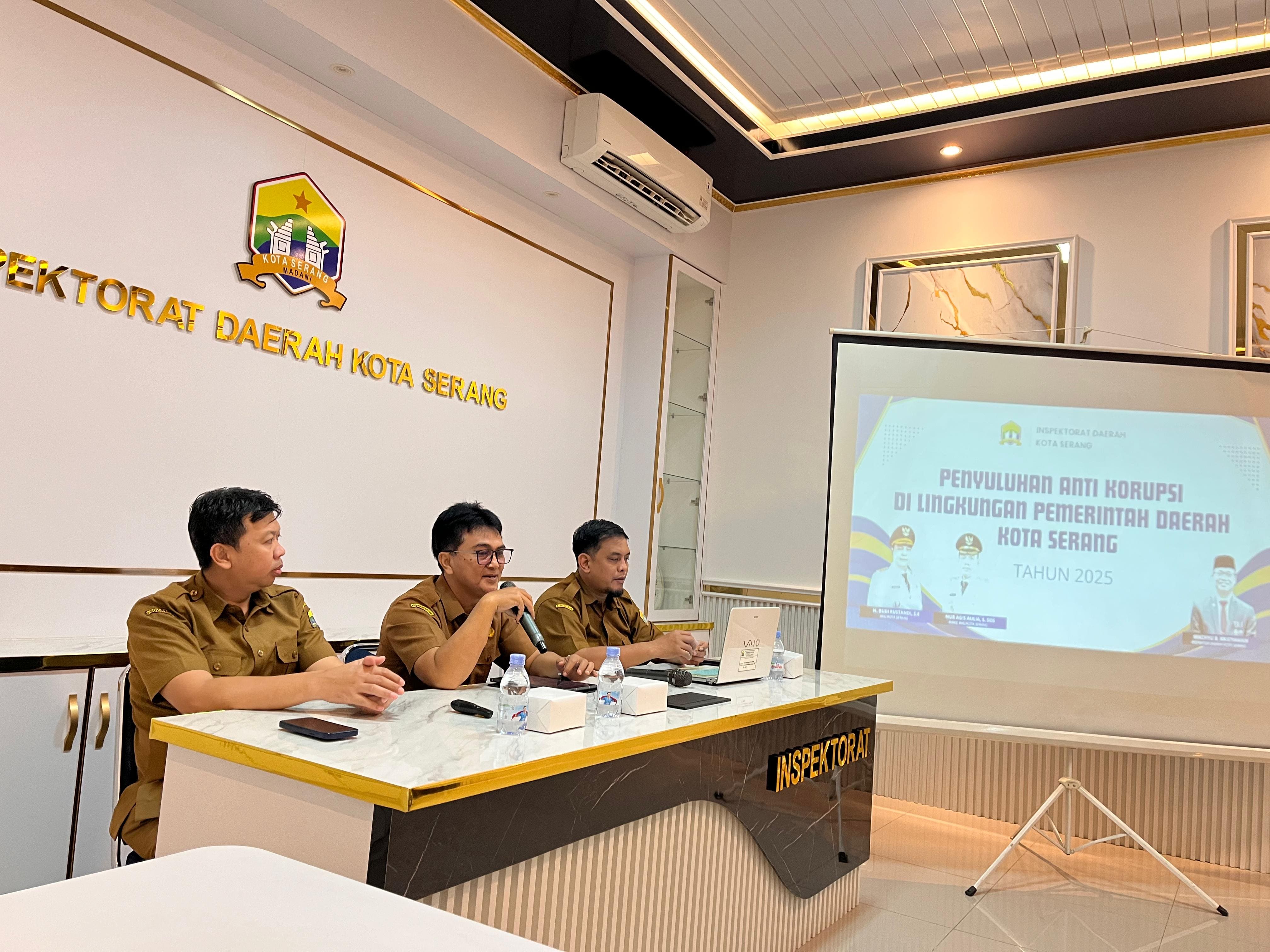 Penyuluhan Anti Korupsi di Lingkungan Pemerintah Kota Serang Tahun 2025