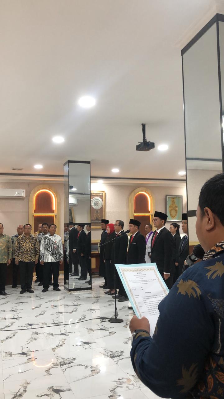 Pelantikan Jabatan Fungsional Auditor Inspekotrat Daerah Kota Serang