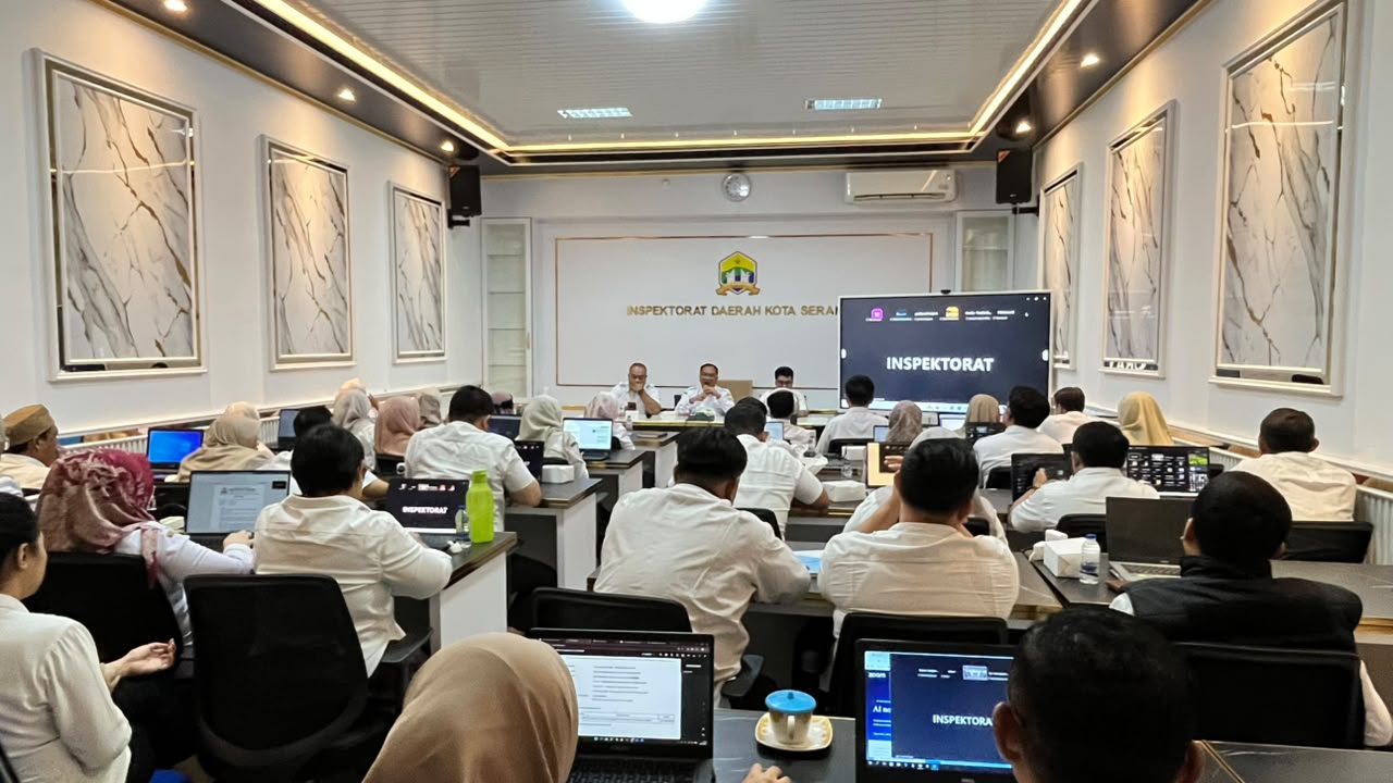 Inspektorat Daerah Kota Serang Gelar Pelatihan Kantor Sendiri tentang e-Audit Pengadaan Barang dan Jasa